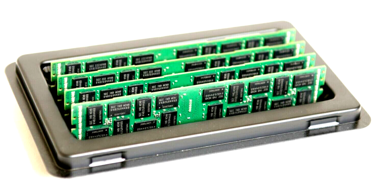 128GB (4x32GB) DDR4 PC4-2666V-R ECC Reg Server Speicher für