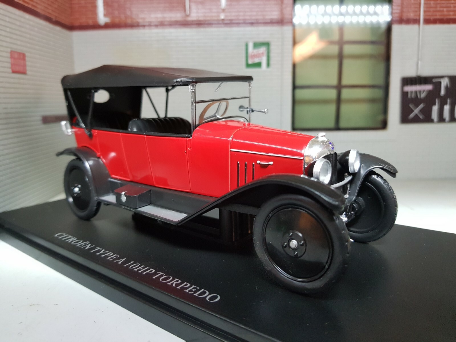 Citroen Torpedo Type A 10HP 1919 Detailed Diecast Vintage 1:24 G Scale Model Car