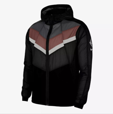 Nike Mens Sz L Windrunner Wild Run Running Tech Jacket Black CU5738-010 NWT $120