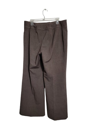 Kasper Women Petite Pant Suit Taupe Brown Button Straight Leg Lined 2 PCs Sz 12P - Picture 9 of 13