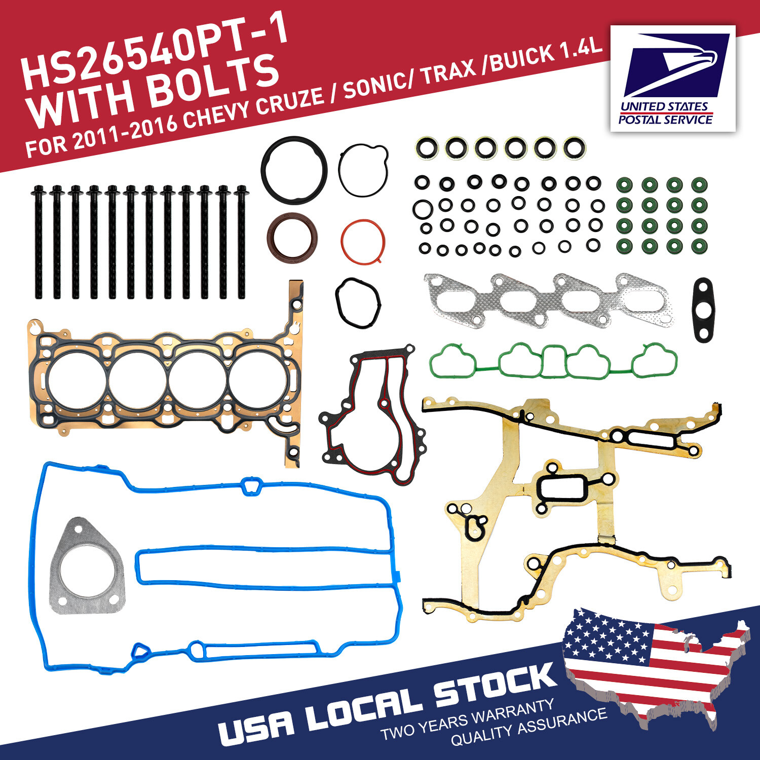 Camshaft Valve Cover W/ Gasket & Bolts For Buick Encore Chevy - Foto 1