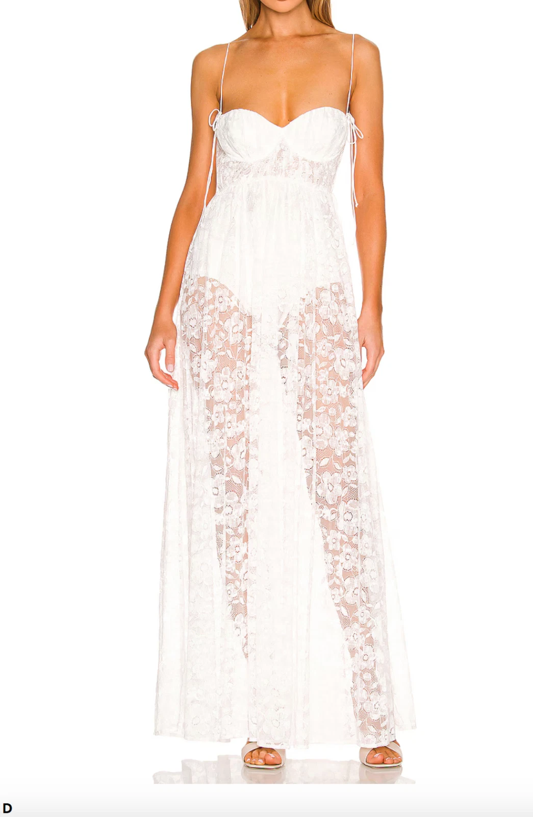 UNDERCOVER For Love & Lemons MAXI ABITO VESTITO PIZZO LORENA taglia L