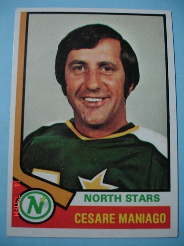 Authentic..1974-75 Topps "Vintage" Card # 26 Cesare Maniago!  N/MT!