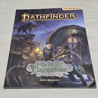 Pathfinder Adventure - The Fall of Plaguestone Second Edition Game Book Rare VGC