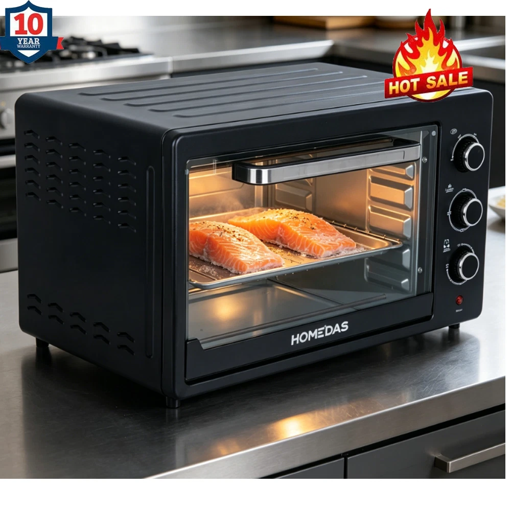 NEW HOMEDAS 0.9 cubic-ft Microwave Compact One-Touch Settings cu ft 900W Oven