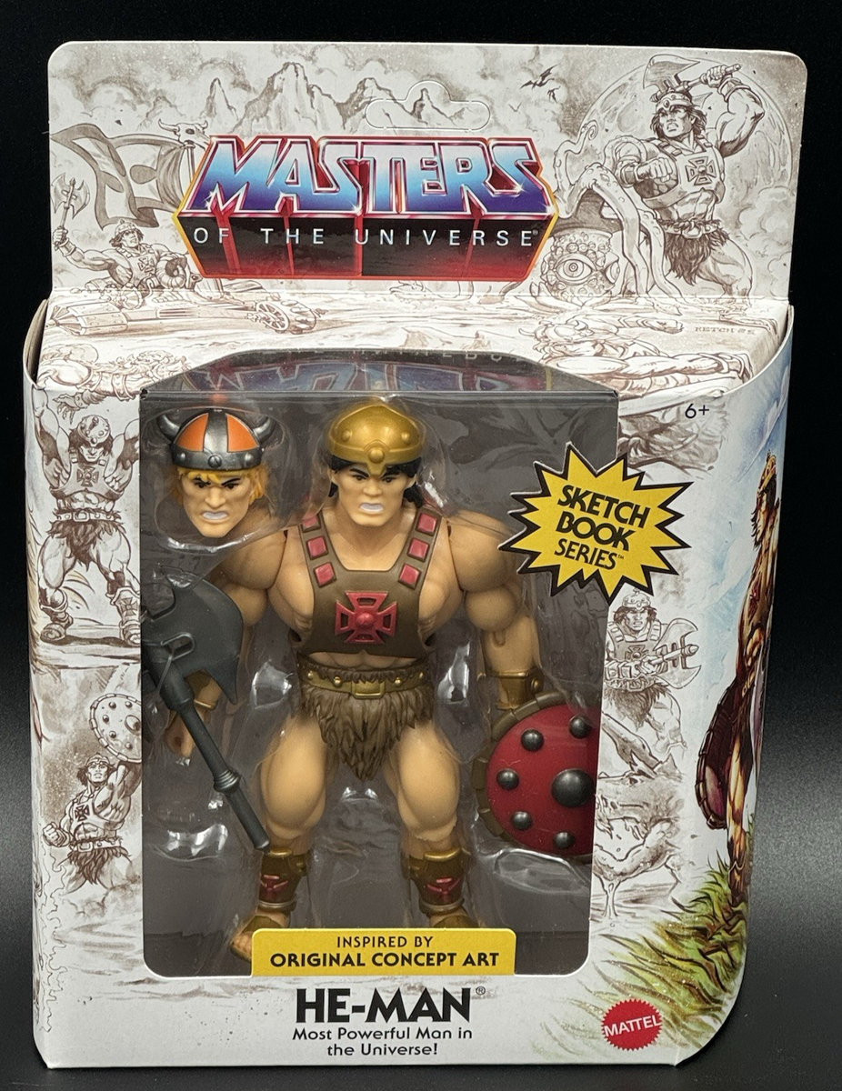 Masters of the Universe Origins Sketchbook Series He-Man Action
