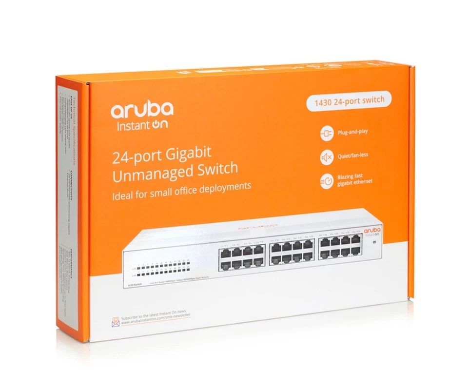 Aruba R8R47A Instant On 1430 16-Port Gigabit Unmanaged Switch - Image 2 of 3