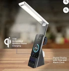 Dimmable LED Desk Lamp with Wireless Charging Foldable Hinge 5-in-1 Multi
