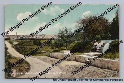 #ad Monett Missouri quot;Country Roadquot; Antique Barry Lawrence County Postcard 1908 $12.99