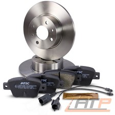 BREMSSCHEIBEN Ø252 VOLL +BREMSBELÄGE BREMSKLÖTZE HINTEN FÜR FIAT STILO BJ 05-08