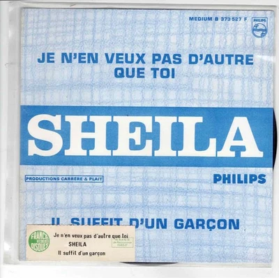 SHEILA Je n'en veux pas d'autre que Etiquette JUKEBOX 7" 45 tours SP - Photo 1/4