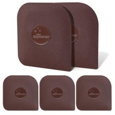 Pan Scraper, 5 Pcs Pot Scraper Plastic, Non Scratch 5 Pcs, Brown