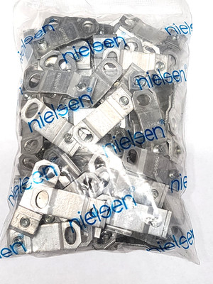 Omni Hanger, Metal Aluminum Frame Hardware, Genuine Nielsen  Brand, 100 Pack