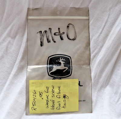 #ad R50426 John Deere Washer Bleed Screw Filter Housing Fuel Diesel Engine Heavy HD $1.49