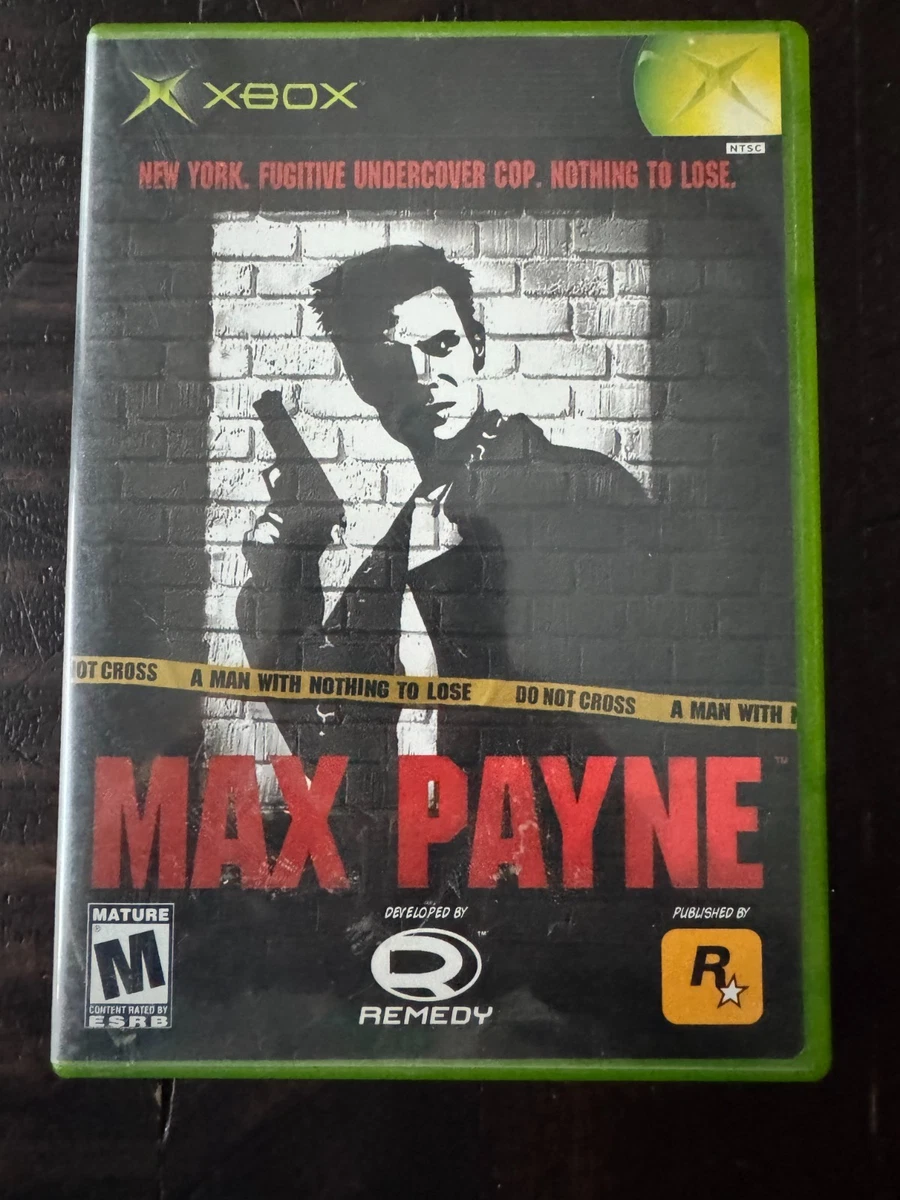 Jeu Max Payne Pour Xbox Classic (original) – Disque Seulement, état Correct, Jeu D'action Culte