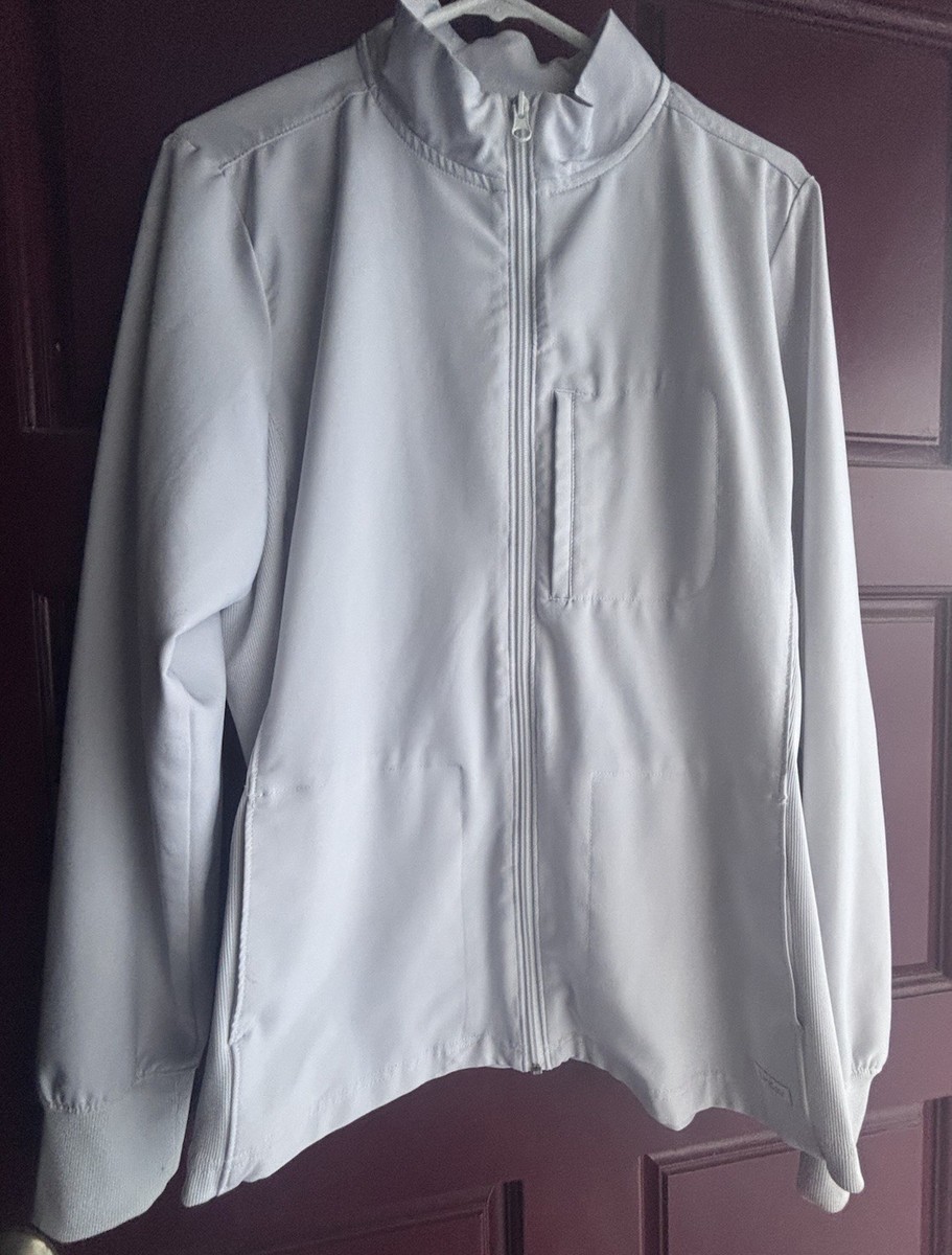 Landau Forward Clinical Jacket Women's Size Large White View 6