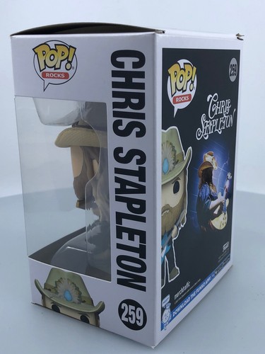 Funko POP! Figura Vinilo Rocks Chris Stapleton #259 CAJA DAÑADA VER FOTOS - Imagen 5 de 14