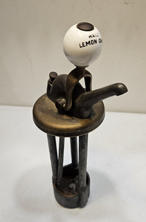 Antique Ward's Lemon Crush Ball Syrup Dispenser Pump Only