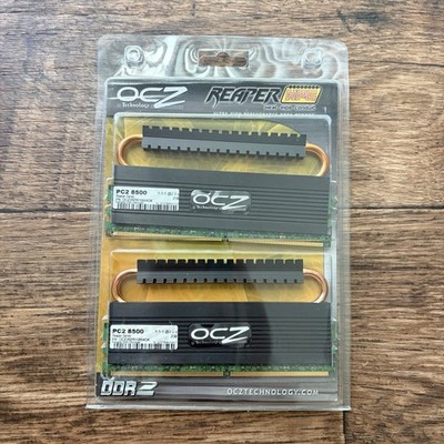 OCZ Reaper 4gb Kit. PC2-8500, DDR2-1066, OCZ2RPR10664GK, Clk 5-5-5, 2.2v, 2x2gb