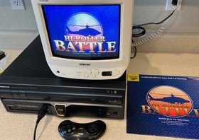 NTSC Pioneer CLD-A100 LaserActive w/Sega Control PAC-S10 Sega Genesis CD Mega LD