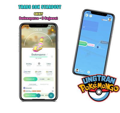 Shiny Dudunsparce - Three Segment Form -  TR-DE 20k stardust