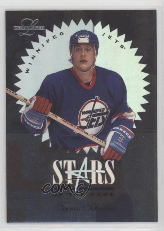 1995-96 Leaf Limited Stars of the Game 3140/5000 Teemu Selanne #7 HOF g2x