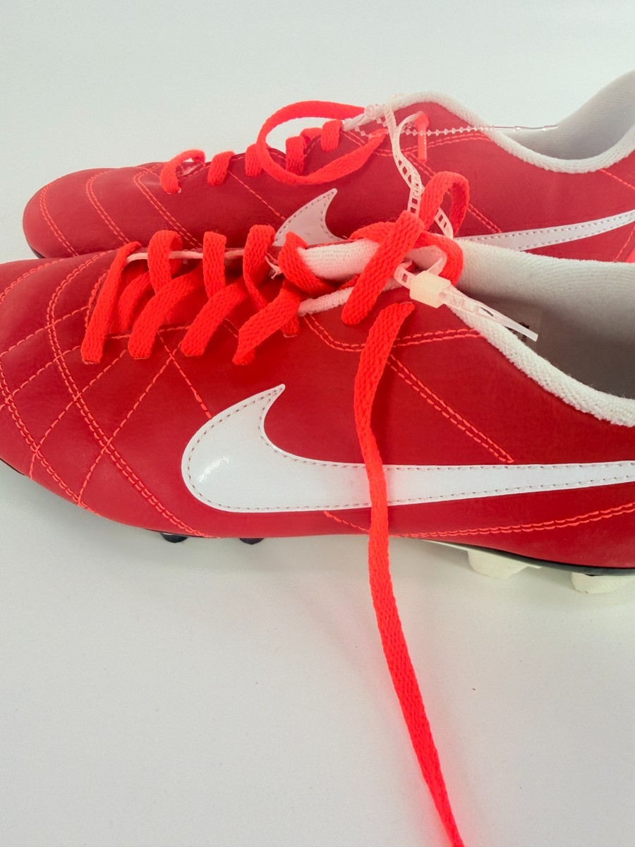 Nike Tiempo Legend IV FG Soccer Boots Cleats Red 509038-618 Mens