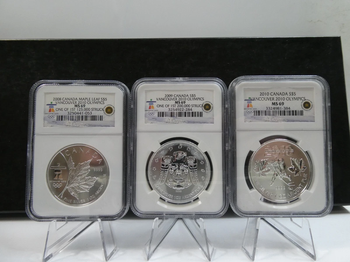 Canadian Maple Leaf MS 69 Silver Bullion Coins for sale | eBay