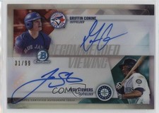 2018 Bowman Draft /99 Griffin Conine Josh Stowers #RVA-CS Auto 4d3