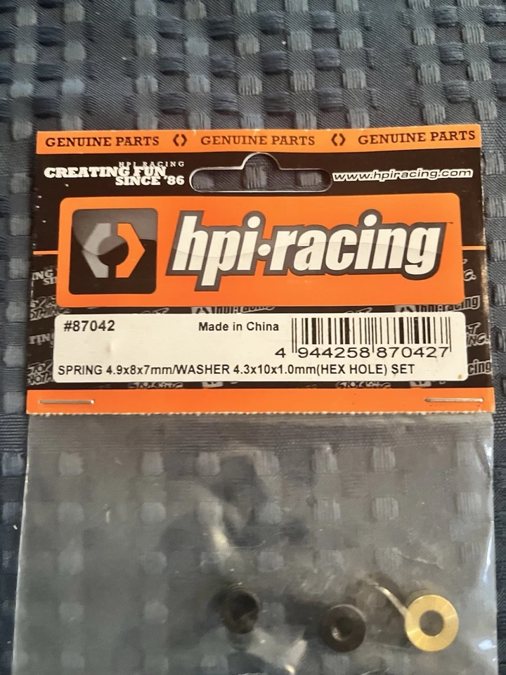 HPI Savage Slipper Clutch Spring and Washer HPI87042 Hobby Car Part Hex Hole Set - Image 3 of 4