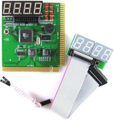 4 Digit PCI and ISA PC Computer Motherboard Power Diagnostic Analyzer Post Te...