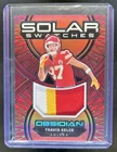 2024 Panini Obsidian Travis Kelce Solar Patch Red #/75 Chiefs