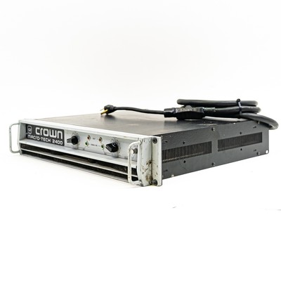 Crown Macro-Tech 2400 2-Channel Power Amplifier with FX P.I.P.