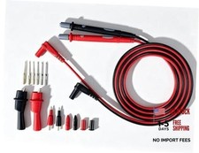 Professional Multimeter Test Leads Kit,Extra-Long Silicone Meter Leads 1000V