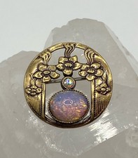 Pretty Victorian Gold Tone & Dragon s Breath ...