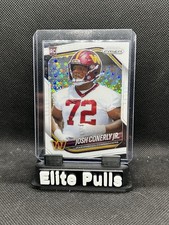 2025 Panini Prizm - Rookies Josh Conerly Jr. #382 White Disco Prizm (RC)