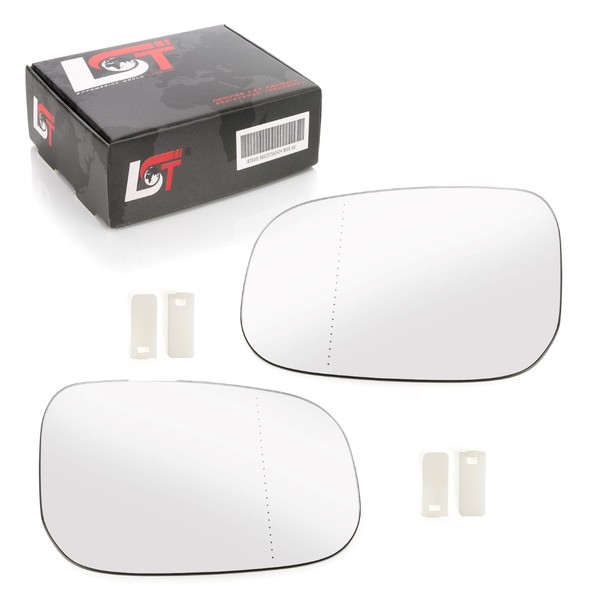 Spiegelglas Set AsphäRisch Elektrisch Links Rechts 30762572 FüR Volvo V70 2 Ii-image