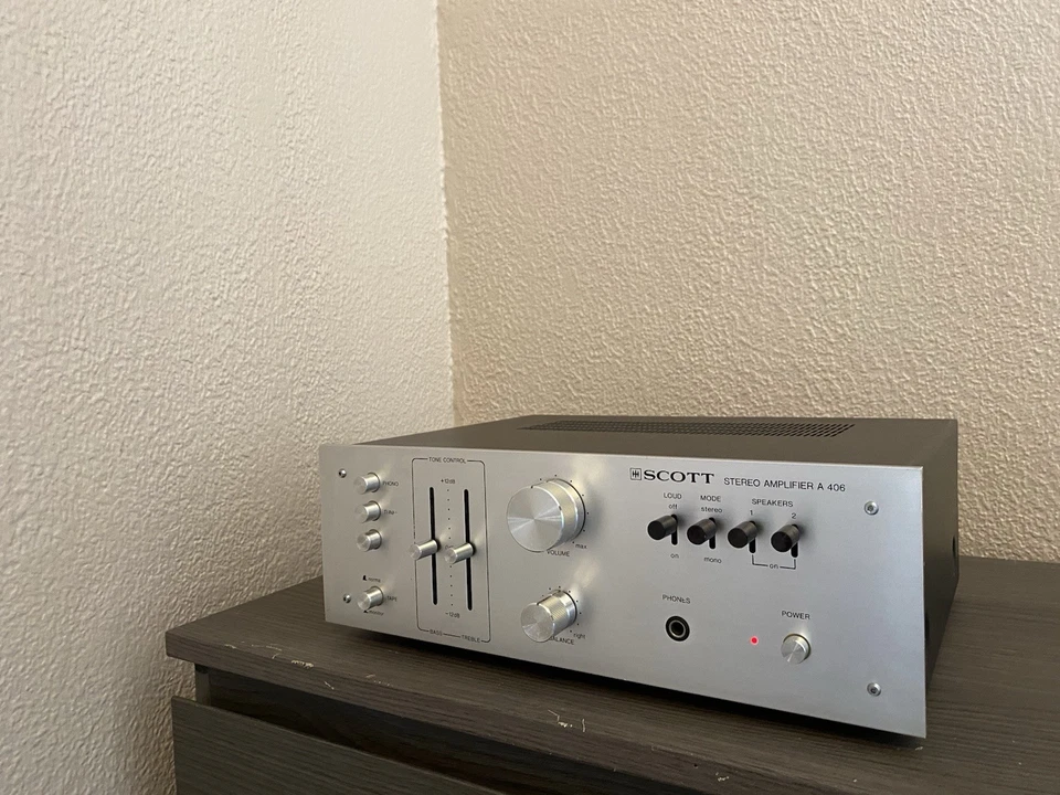 SCOTT A 406 STEREO AMPLIFIER TOUT MARCHE - Photo 2/4