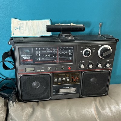 Vintage Electro Brand 2971 Shortwave 10-Band Radio Cassette