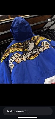 ジャケット・アウター Supreme x ANTIHERO Stadium Jacket \"Blue Supreme ANTIHERO Stadium Jacket Blue | eBay