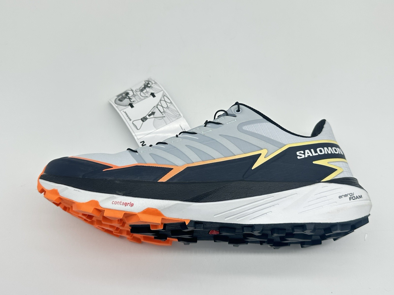 Scarpe da trekking Salomon Thundercross da uomo taglia 13 trail running grigio 472952