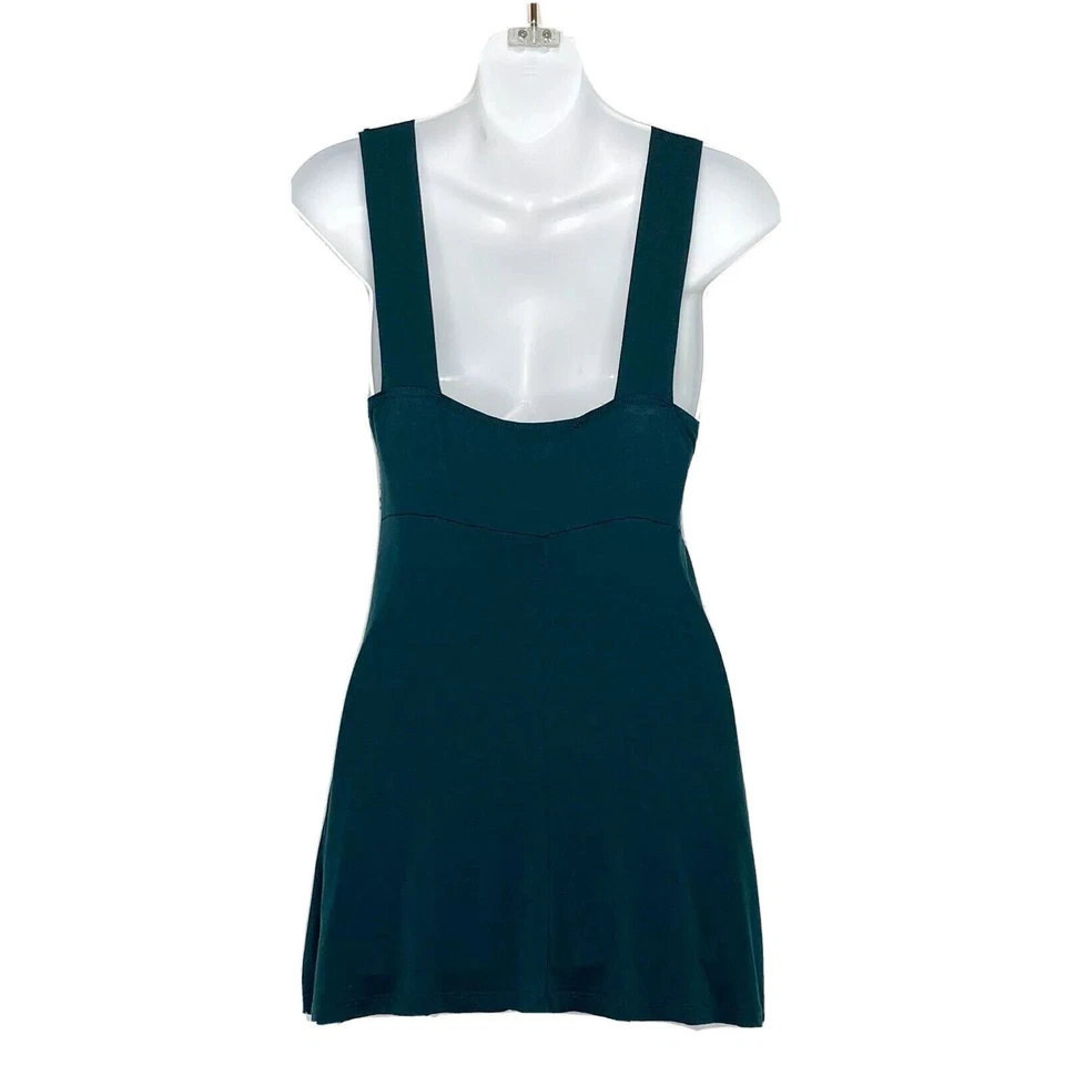 Топ сопрано женщин средний зеленый украшенный без рукавов Майка Y2K - Изображение 3 из 4