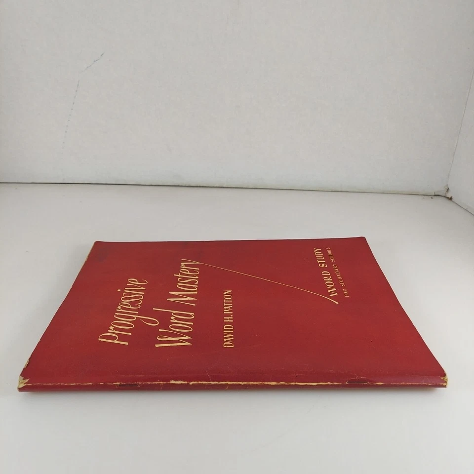 Progressive Word Mastery Word Study For Secondary Schools David Patton 1945 PB - Image 2 of 4