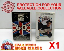 1x BETAMAX MOVIE SMALL CLAMSHELL SIZE B - CLEAR PLASTIC PROTECTIVE BOX