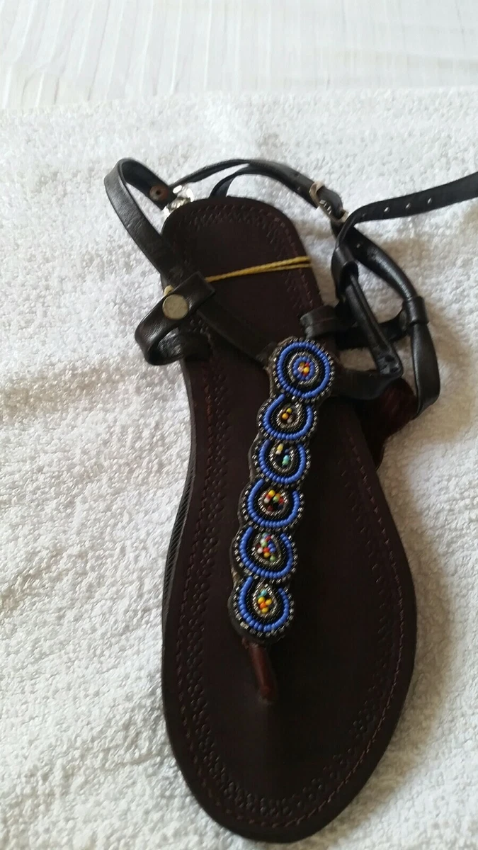 Beaded store sandals uk