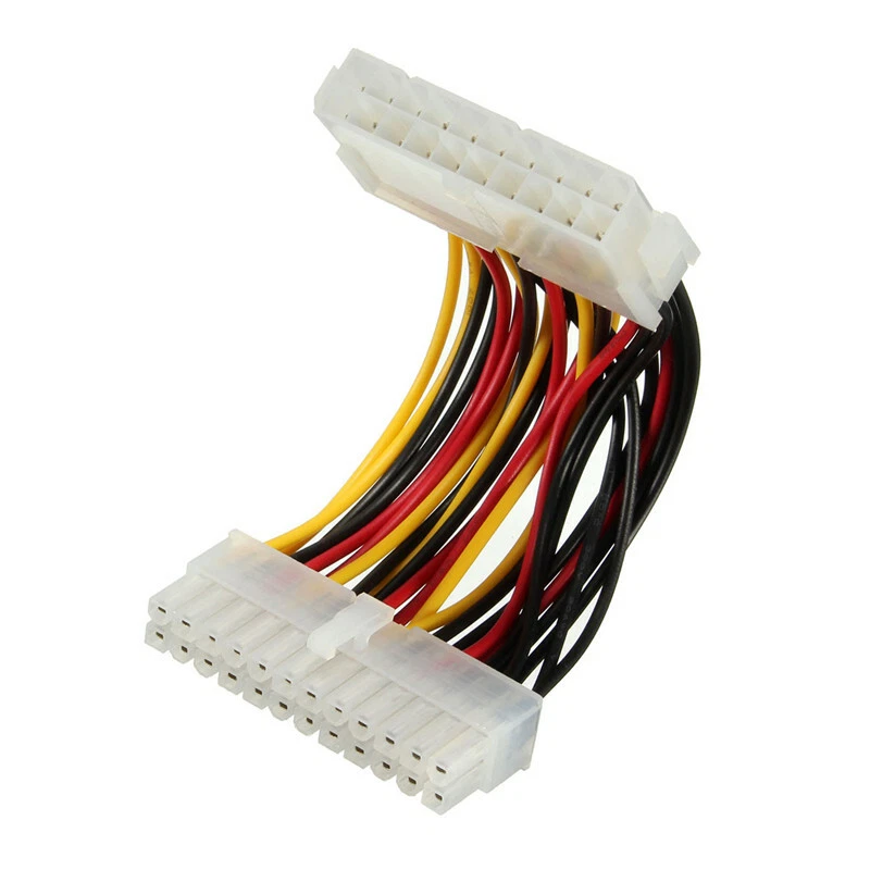 MayDONG - Cavo adattatore di alimentazione ATX da 24 pin a 6 pin per schede madri Acer a 6 pin, nero, PVC, 18 AWG, 30 cm/10 cm, cavo adattatore