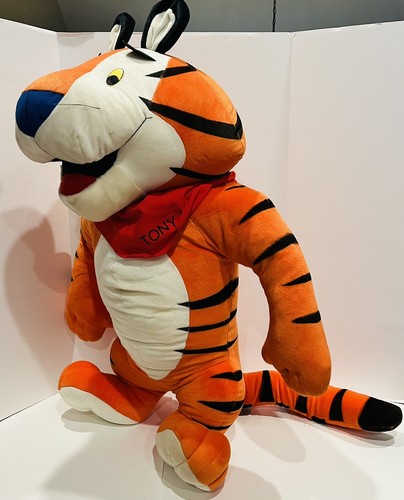 Jumbo Kelloggs Frosted Flakes Tony The Tiger 36-38” Plush Huge Stuffed Animal - Picture 2 of 14