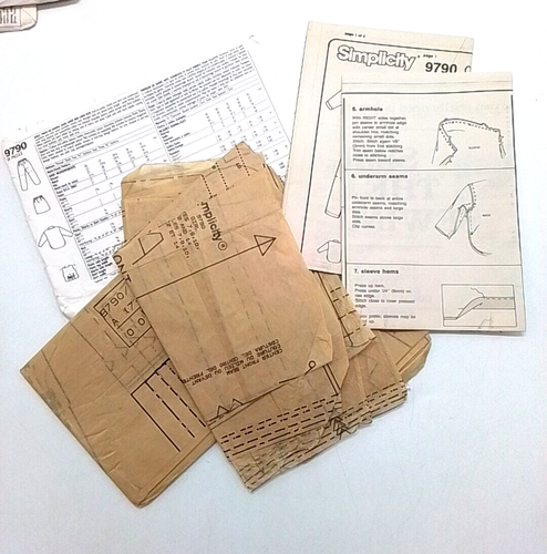 Job Lot Sewing Patterns Vintage X 6 Unchecked Girls 1970s 1980s Mixed Bundle - Picture 11 of 17