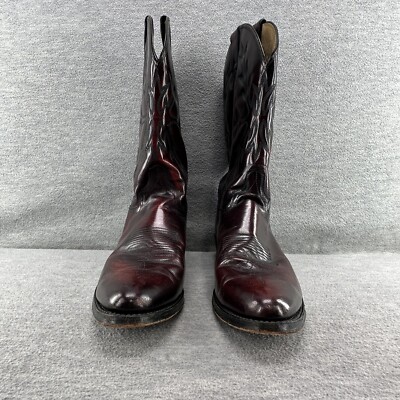 ABILENE - Cowboy Western Boots Leather Made In USA Men display picture 1