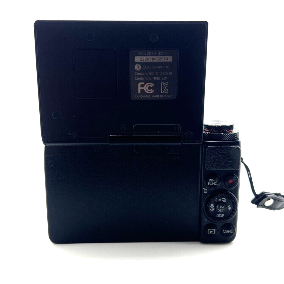 Canon PowerShot G7 X Digital Camera Black Kit 4.2x Zoom WiFi MINT